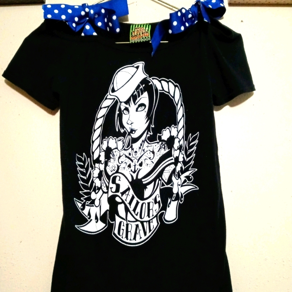 **SOLDTOBESS**Too Fast Ribbon Sailors Grave Shirt